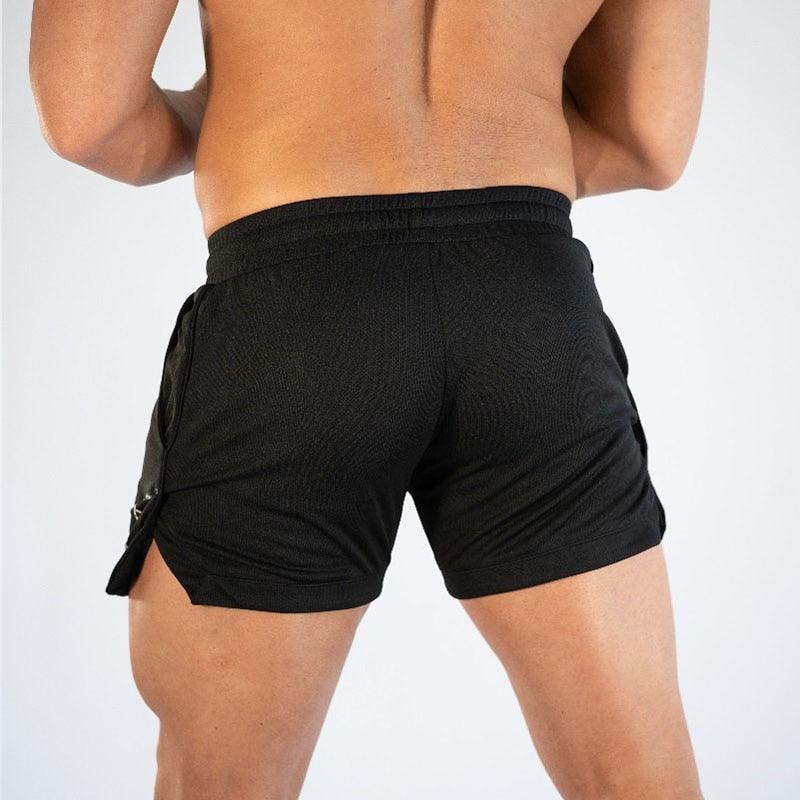 Men's Quick-Dry Compression Training Shorts with Pockets Fitness