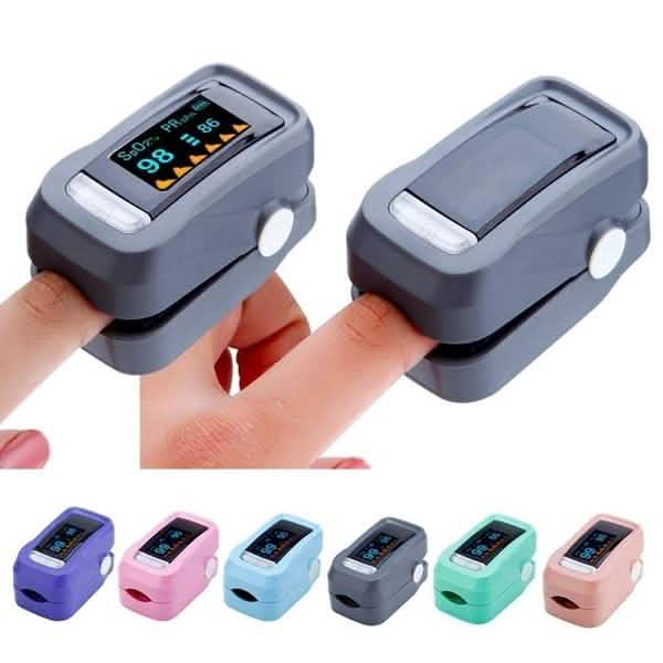 Portable Finger Pulse Oximeter Heart Rate Oxygen Monitor Device