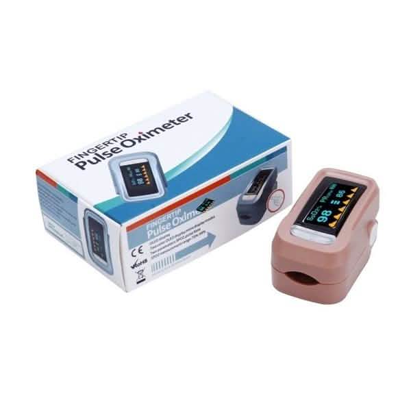 Portable Finger Pulse Oximeter Heart Rate Oxygen Monitor Device