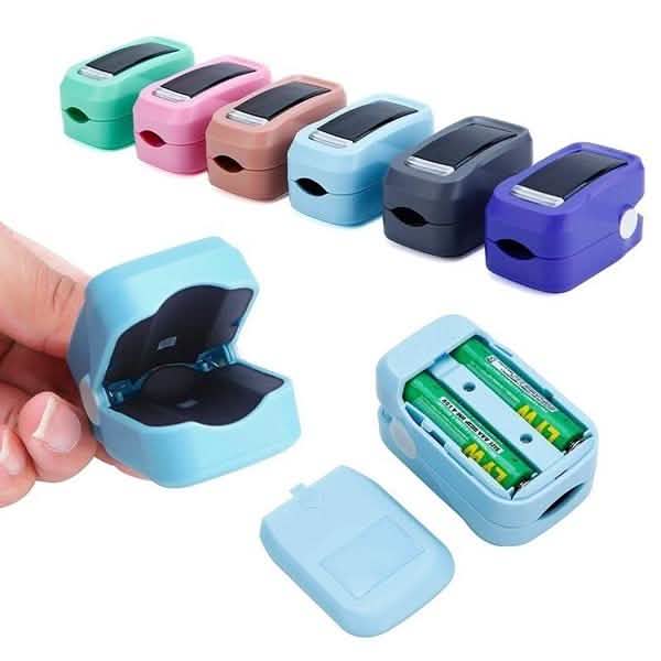 Portable Finger Pulse Oximeter Heart Rate Oxygen Monitor Device