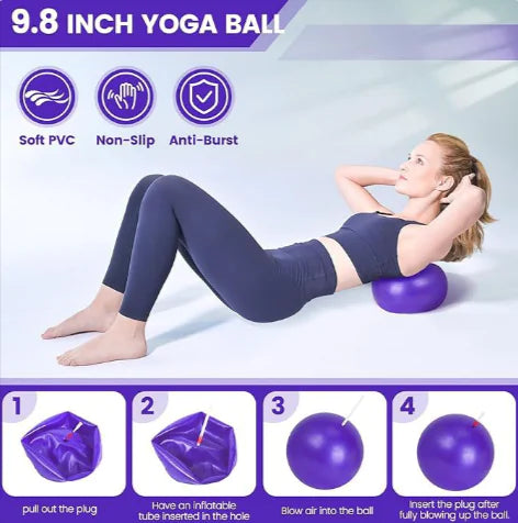 13-Piece Yoga and Pilates Fitness Accessories Set Complete